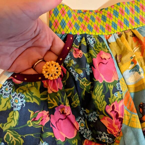 Matilda Jane Girls Skirt 6 Paint By Numbers Gallery Scenic Cottagecore Woodland - Picture 6 of 9